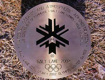 2002 Winter Olympic Games commemorative geodetic reference disk