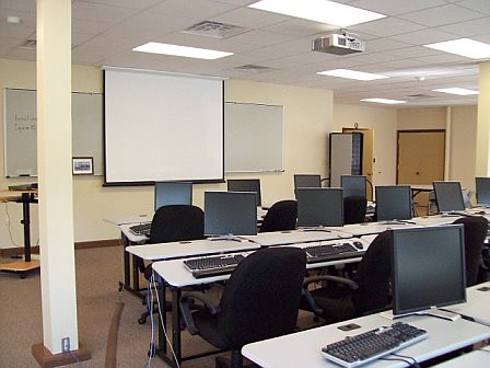 Large meeting room for presentations and discussions.