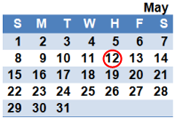 May 2011 Calendar